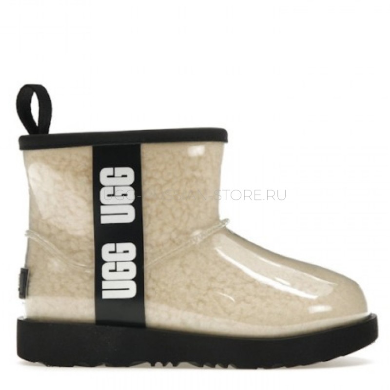 UGG Kids Clear Classic Mini II White 11